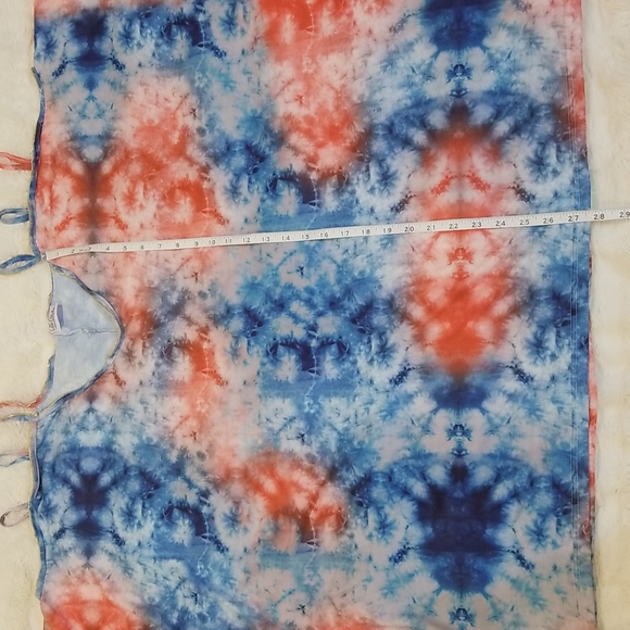 Lulla Collection by Bindya Tie Dye Top/Cover Up size L or XL - Picture 9 of 10